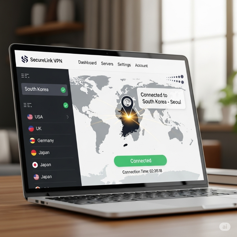 VPN 설정 화면을 보여주는 이미지