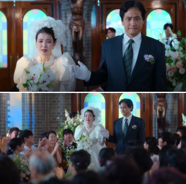넷플릭스 시리즈 **'폭싹 속았수다'**의 가슴 뭉클한 결혼식 장면을 담고 있습니다.